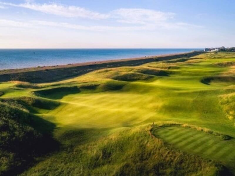 Royal Cinque Ports GC,golf course, hills, ocean golf trip, holidays in england