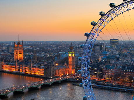 holidays in england, vacations in london, london eye, big ban, river, golf trip,