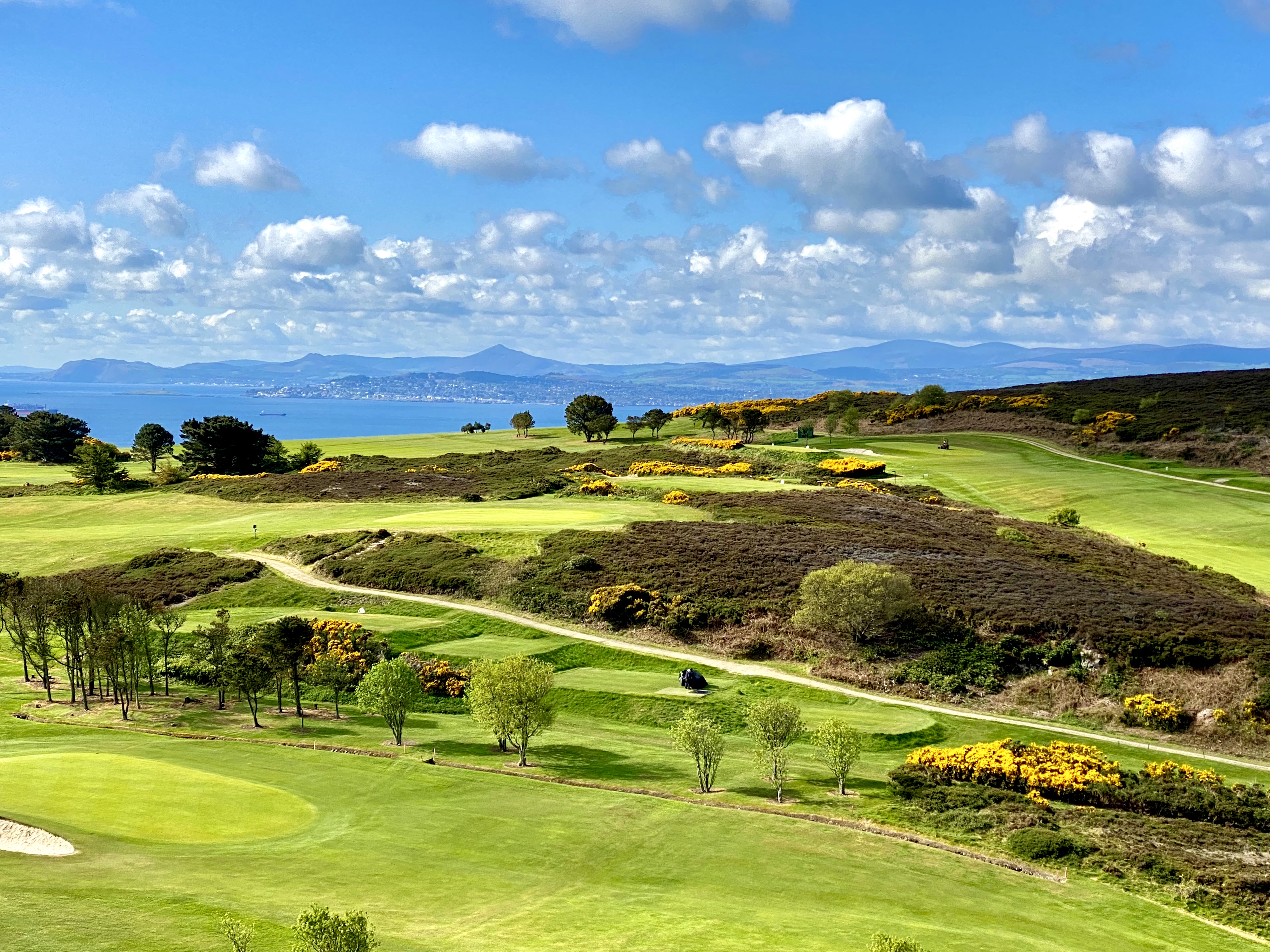 Edgbastion Golf course, golf course, trees, bunker, sand, holidays in england, golf trip