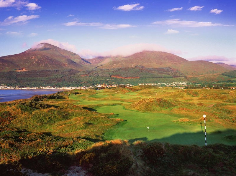 Hillside Golf course, golf course, hilly fairways, forest, holidays in england, vacation n north england, golf trip