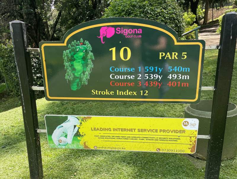 sigona course nairobi kenia, Golfurlaub, Golftravel, golfreise