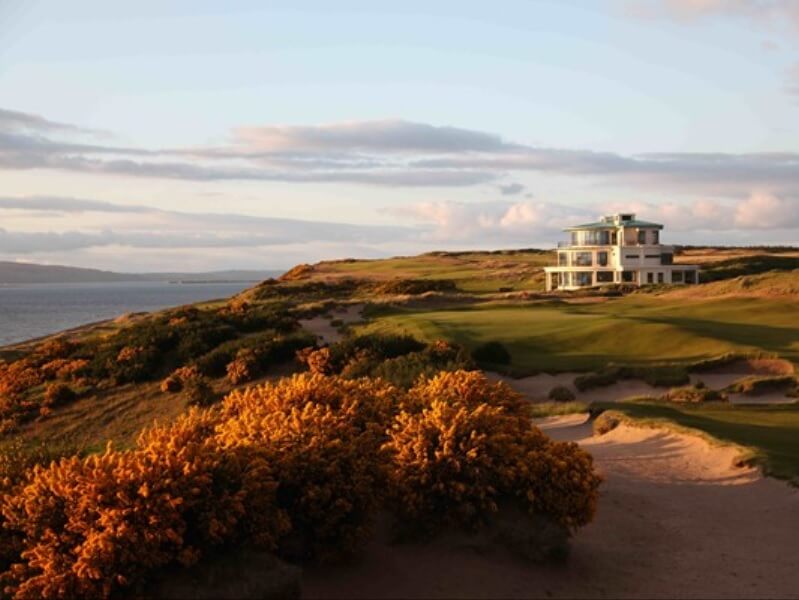  Castle Stuart Golf, Golf course, club house, vegeation, golf vacations, holidays in scotland
