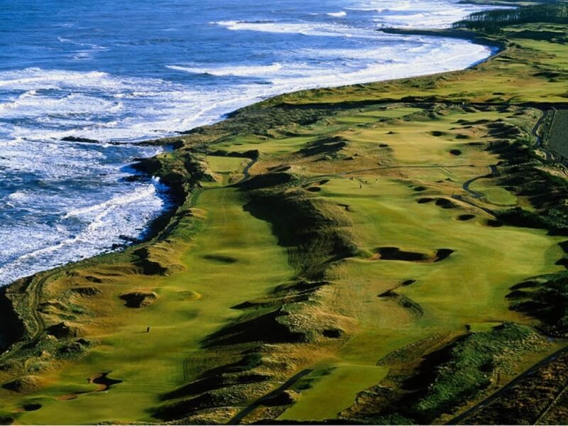  Kingsbarns Golf Links, golf course, coast line, ocean, hilly faitways, golf vacations, holidays in scotland