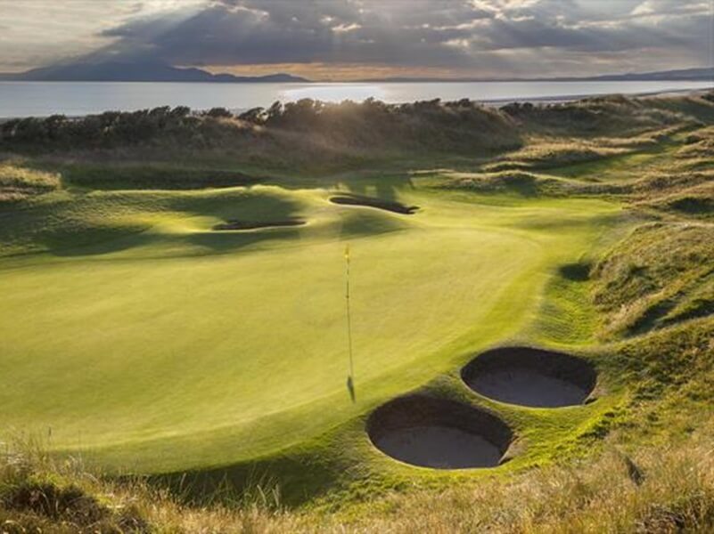  Western Gailes Golf Club, Golf course, bunker, holidays in scotland, golf vacations, ocean
