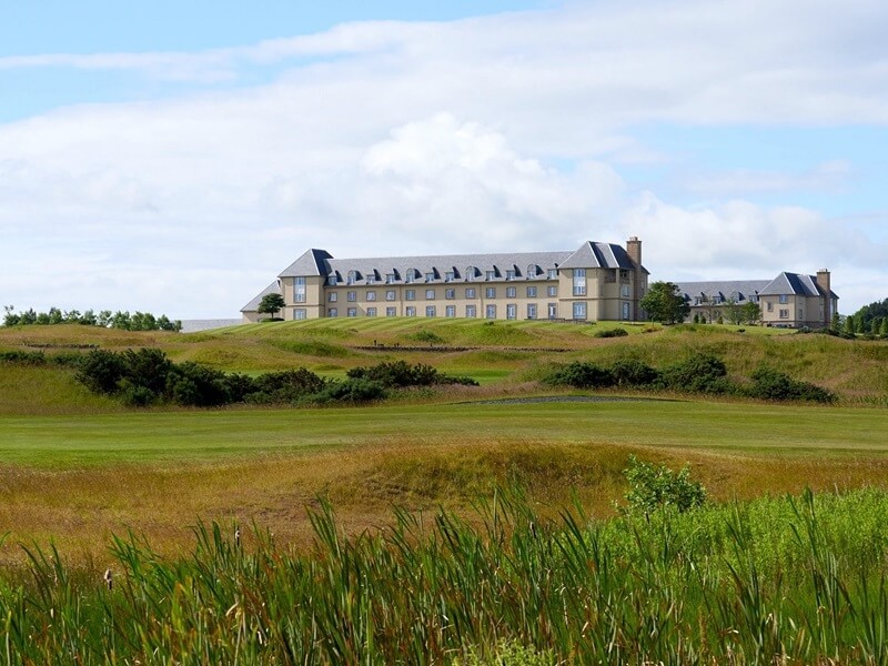 Fairmont St. Andrews, golfcourse,, club house, fairways, golf vacations, holidays in scotland