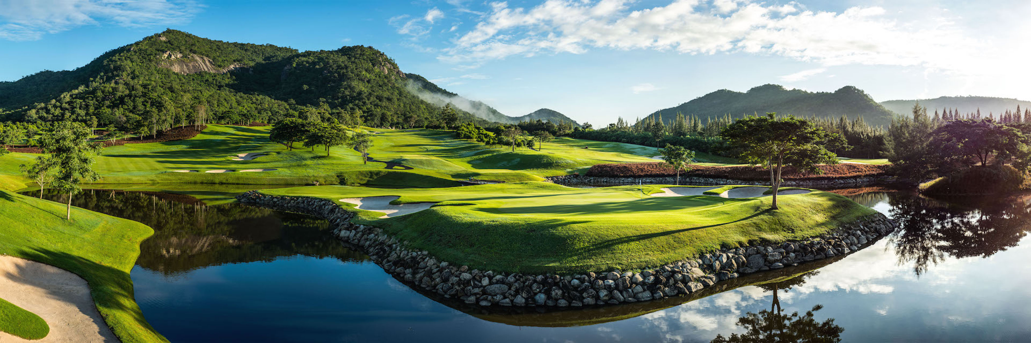 Golf italien, Anlage, Natur, See, Grün, Wasser