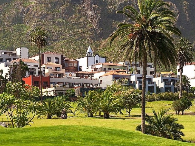  Palmen Golfplatz Sonnig Haciendas Berge