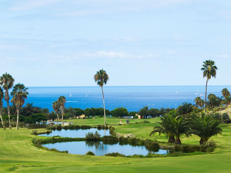 Golfplatz Costa Adeje Lagunen Meer